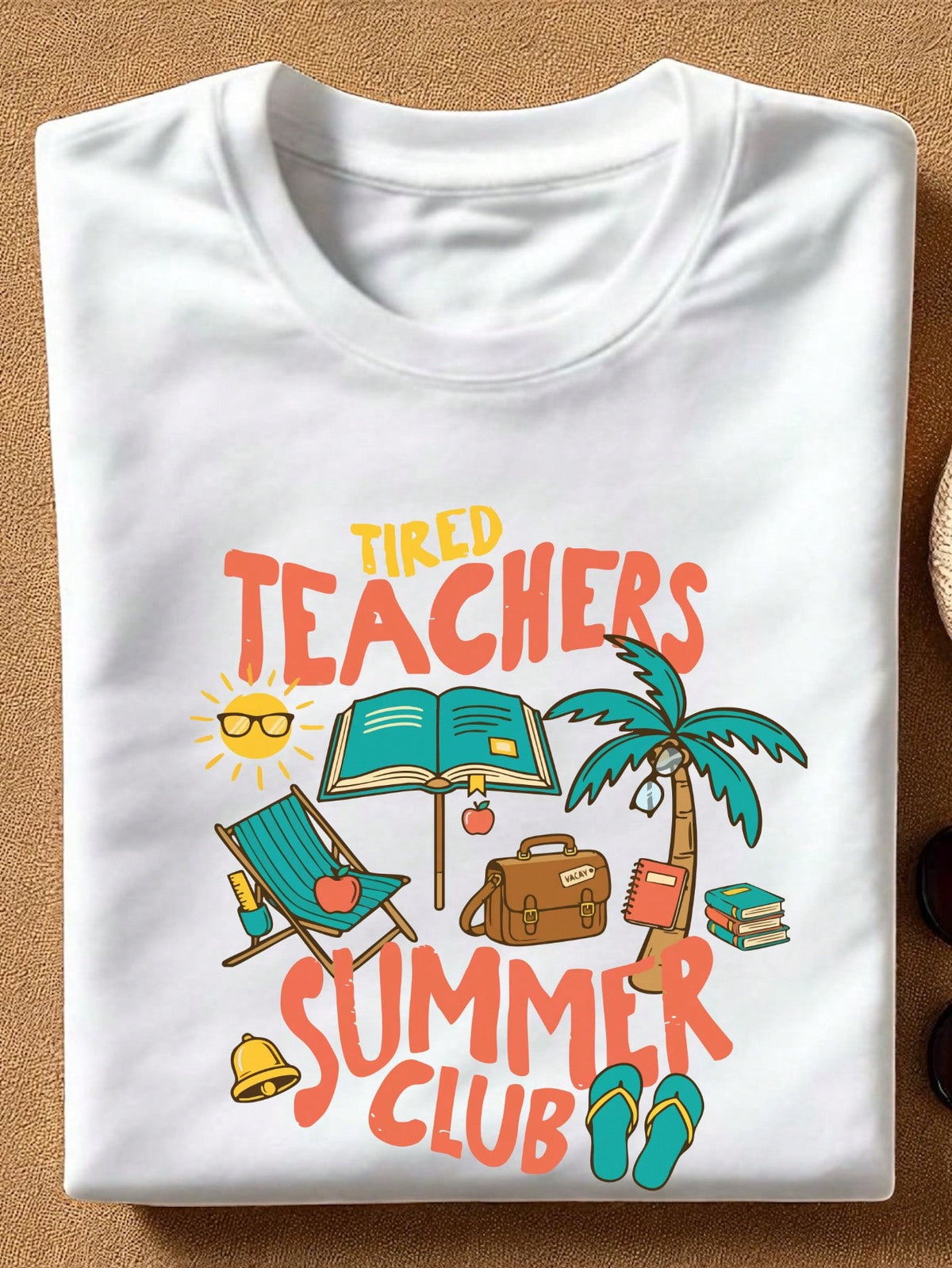 Tired Teachers Summer Club T-Shirt