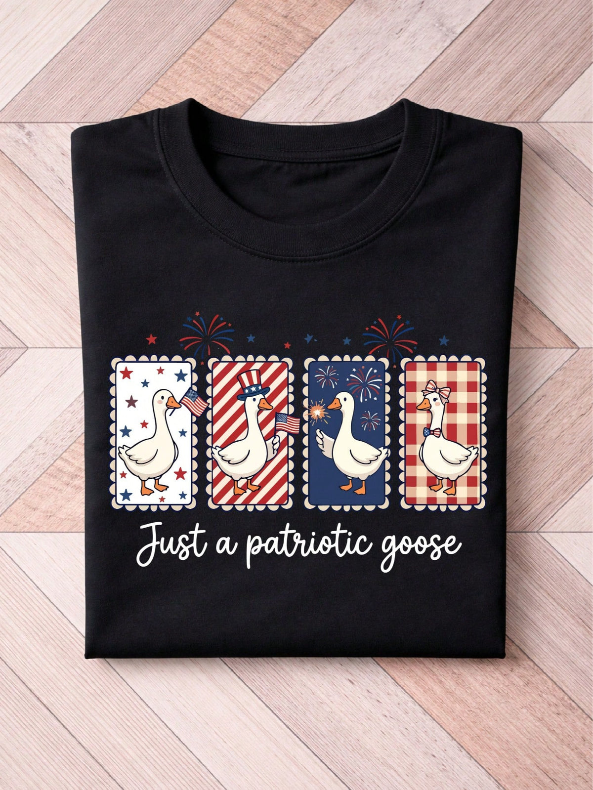 Just A Patriotic Goose T-Shirt