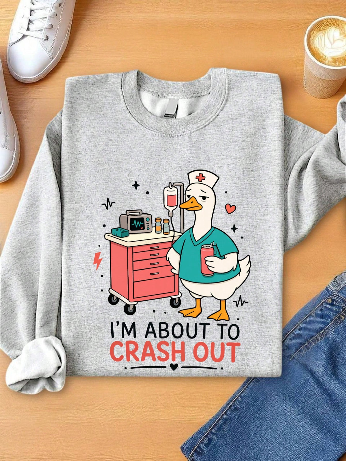 I Am About To Crash Out Sweatshirt