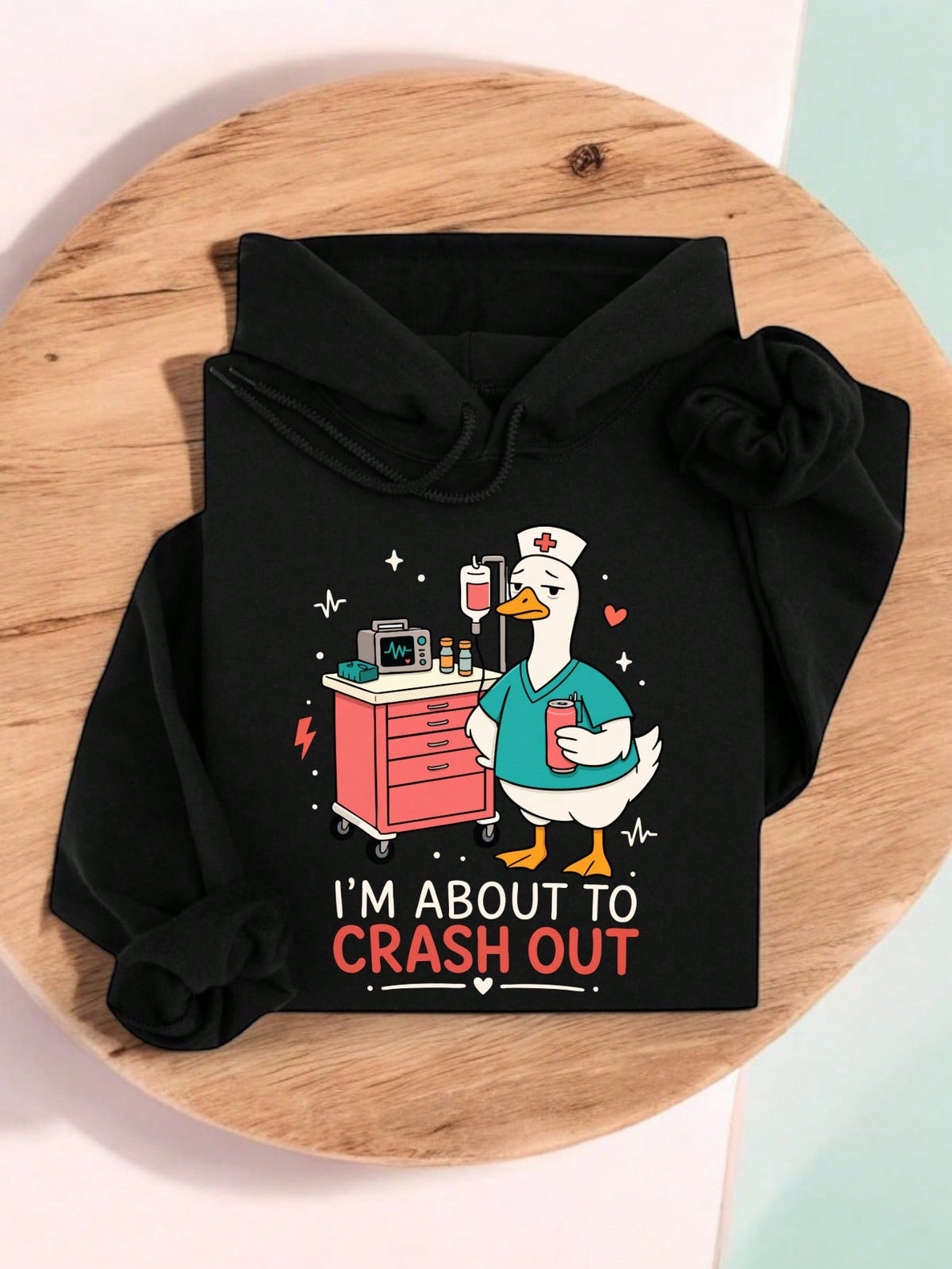 I Am About To Crash Out Hoodie