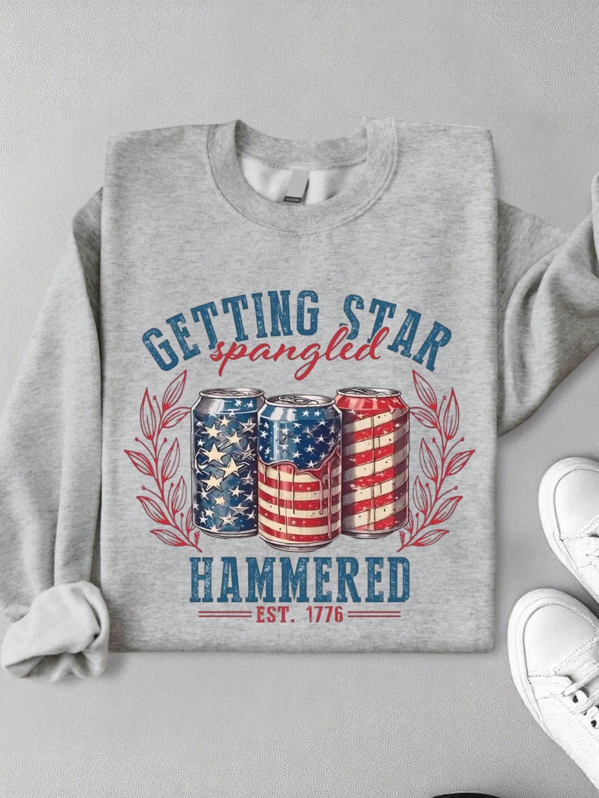 Getting Star Spangled Hammered Sweatshirt