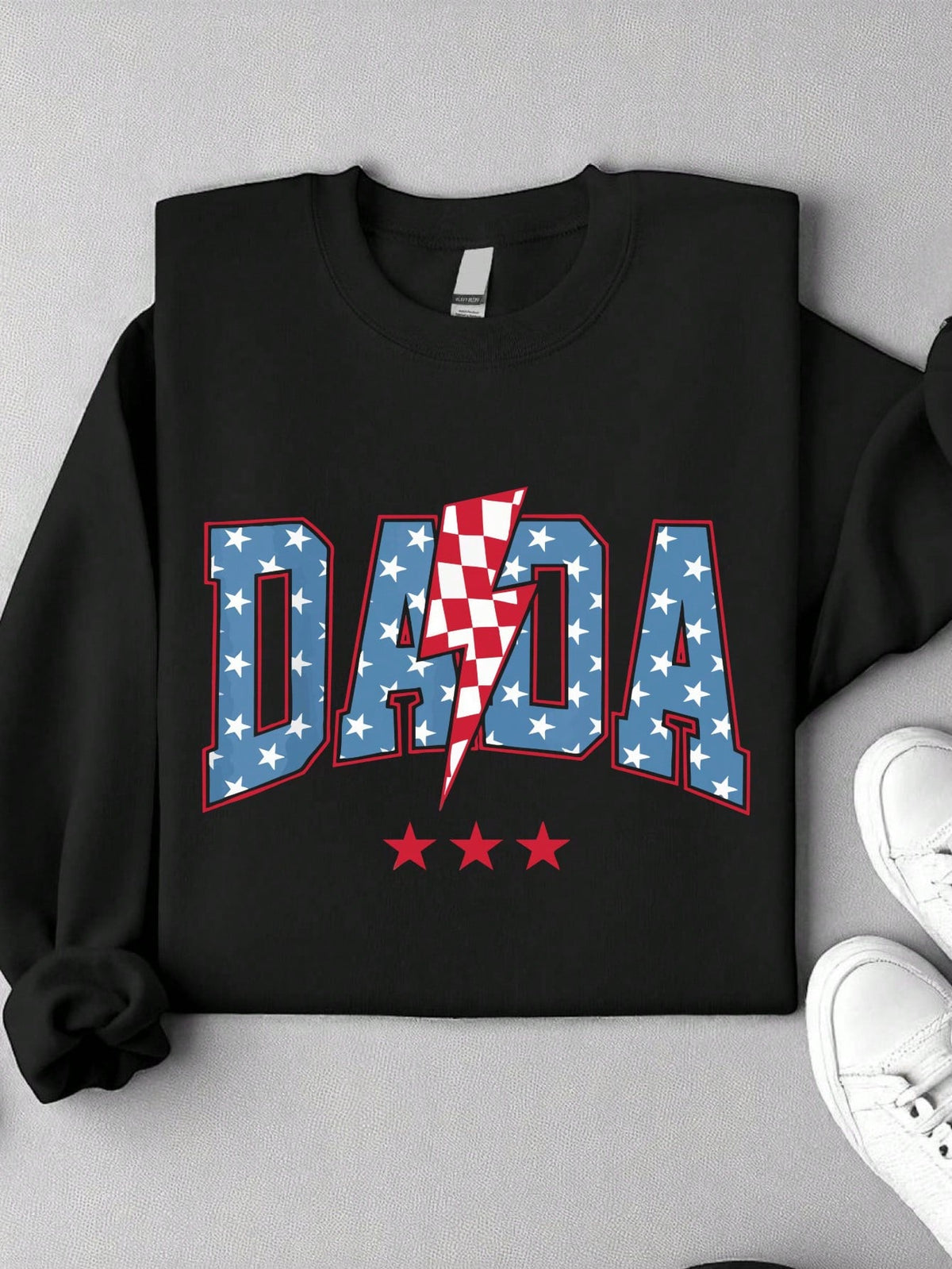 Patriotic DADA Lightning Bolt Sweatshirt
