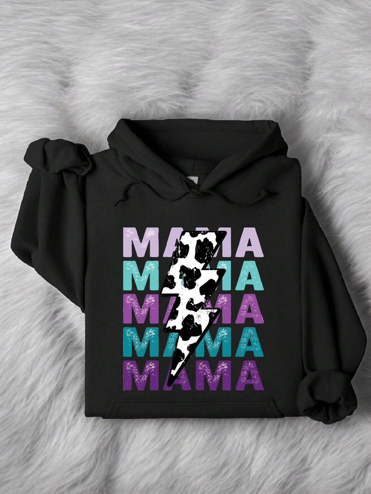 Mama Lightning Bolt Hoodie