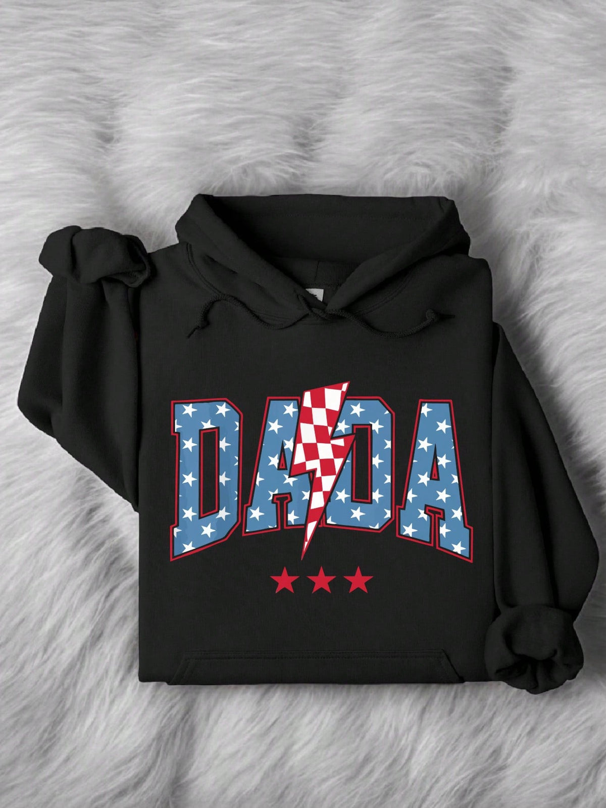 Patriotic DADA Lightning Bolt Hoodie