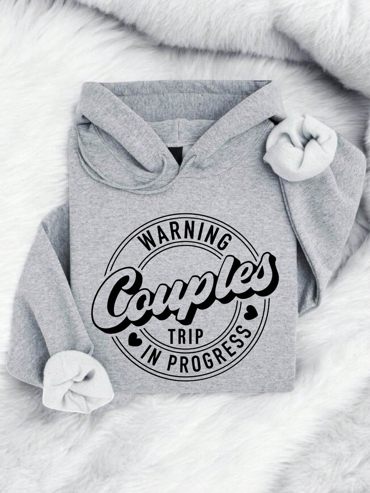 Warning 2026 Couples Trip In Progress Hoodie