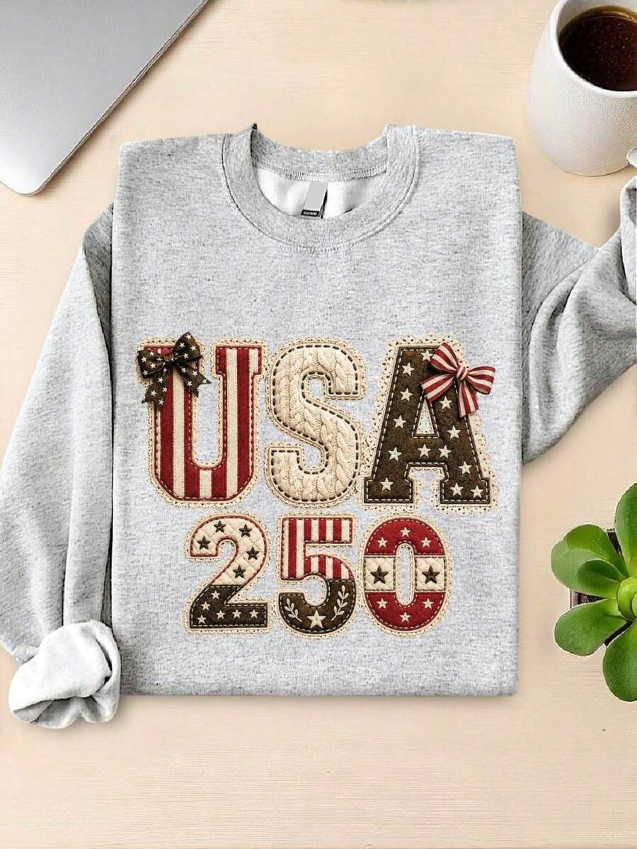 USA 250 Faux Yarn Sweatshirt