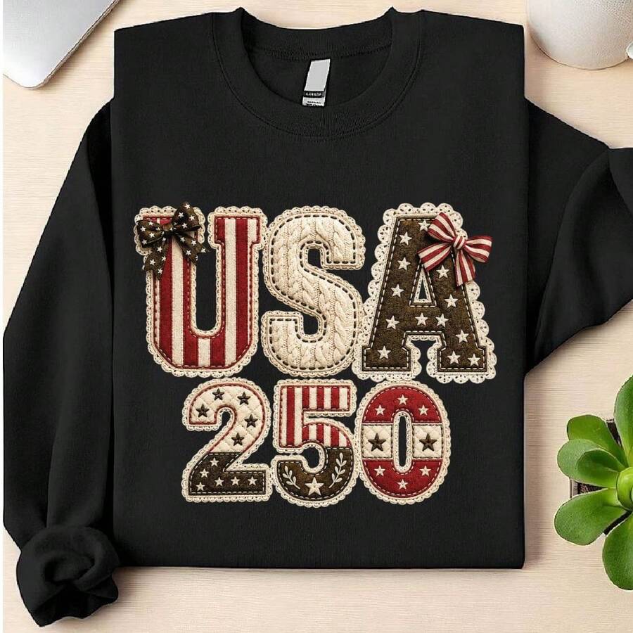 USA 250 Faux Yarn Sweatshirt