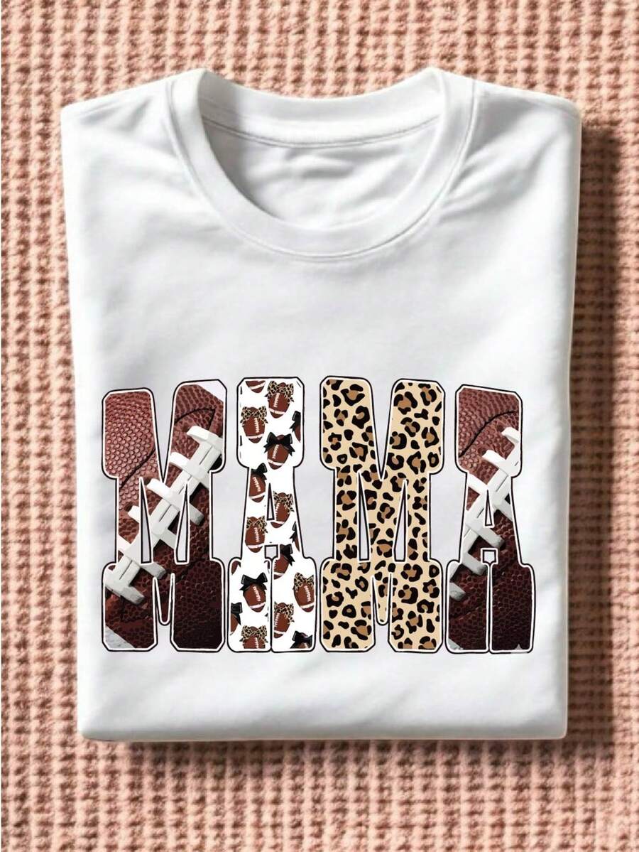 Football Mama (DTF Graphic Print)T-Shirt