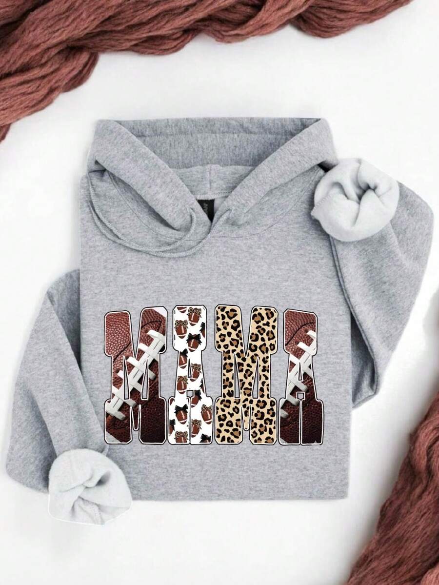 Football Mama (DTF Graphic Print) Hoodie