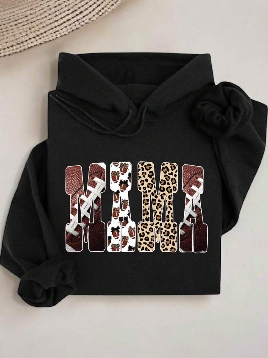 Football Mama (DTF Graphic Print) Hoodie