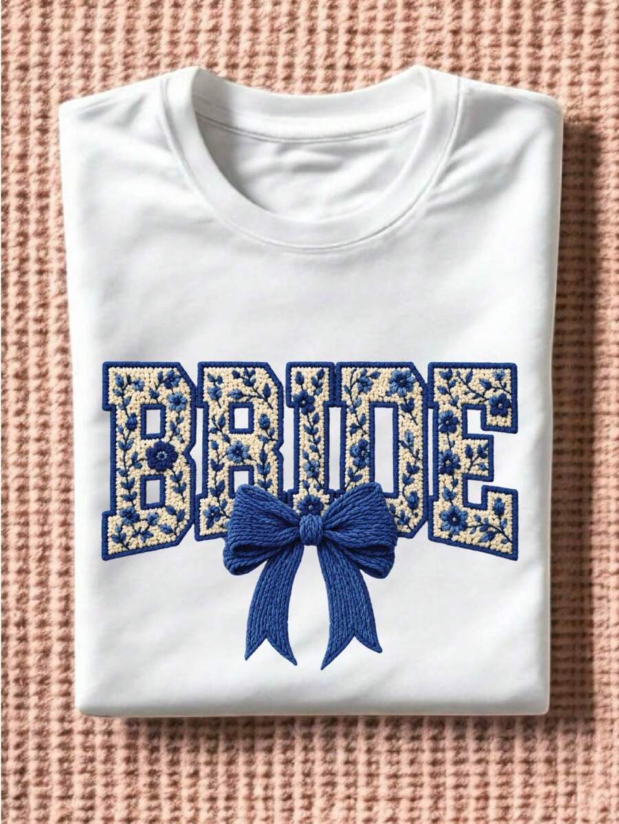 Coquette Floral Bride T-Shirt