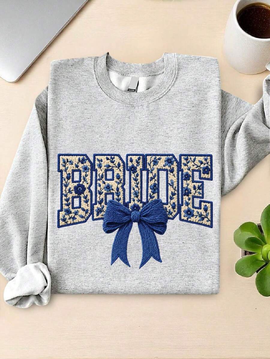 Coquette Floral Bride Sweatshirt