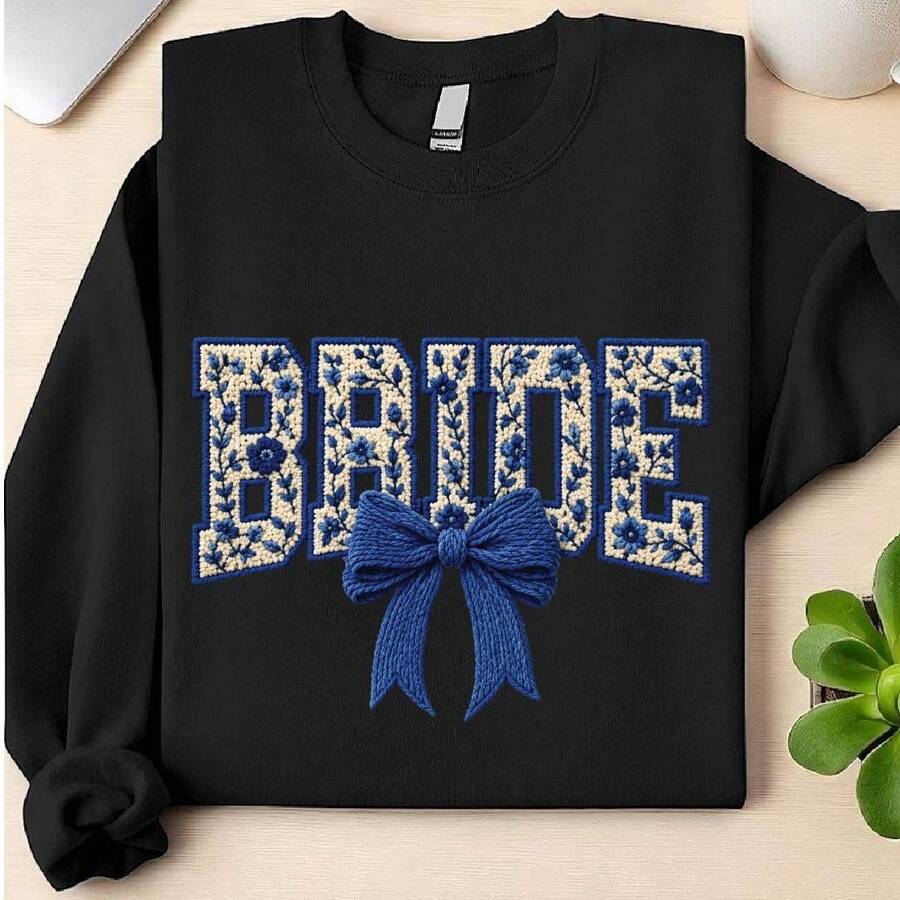 Coquette Floral Bride Sweatshirt