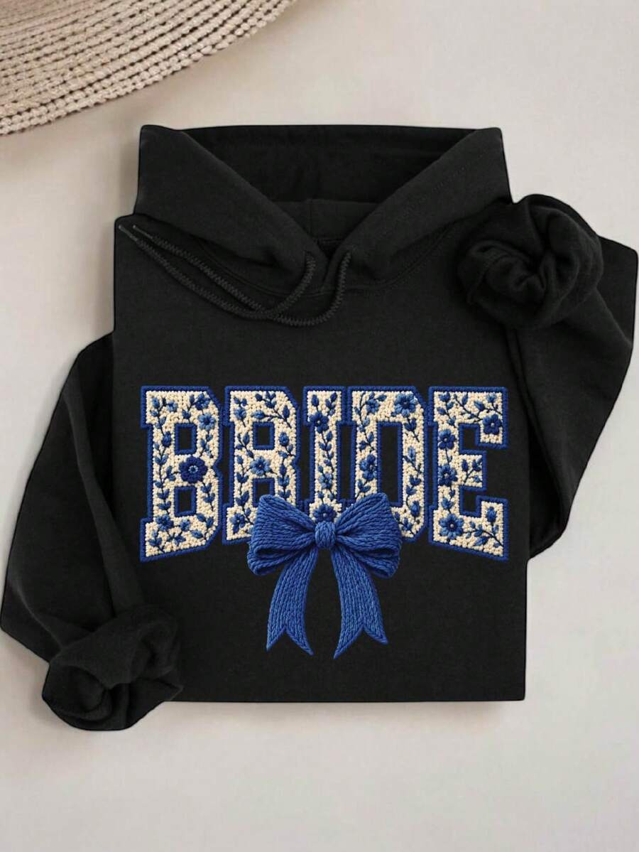 Coquette Floral Bride Hoodie