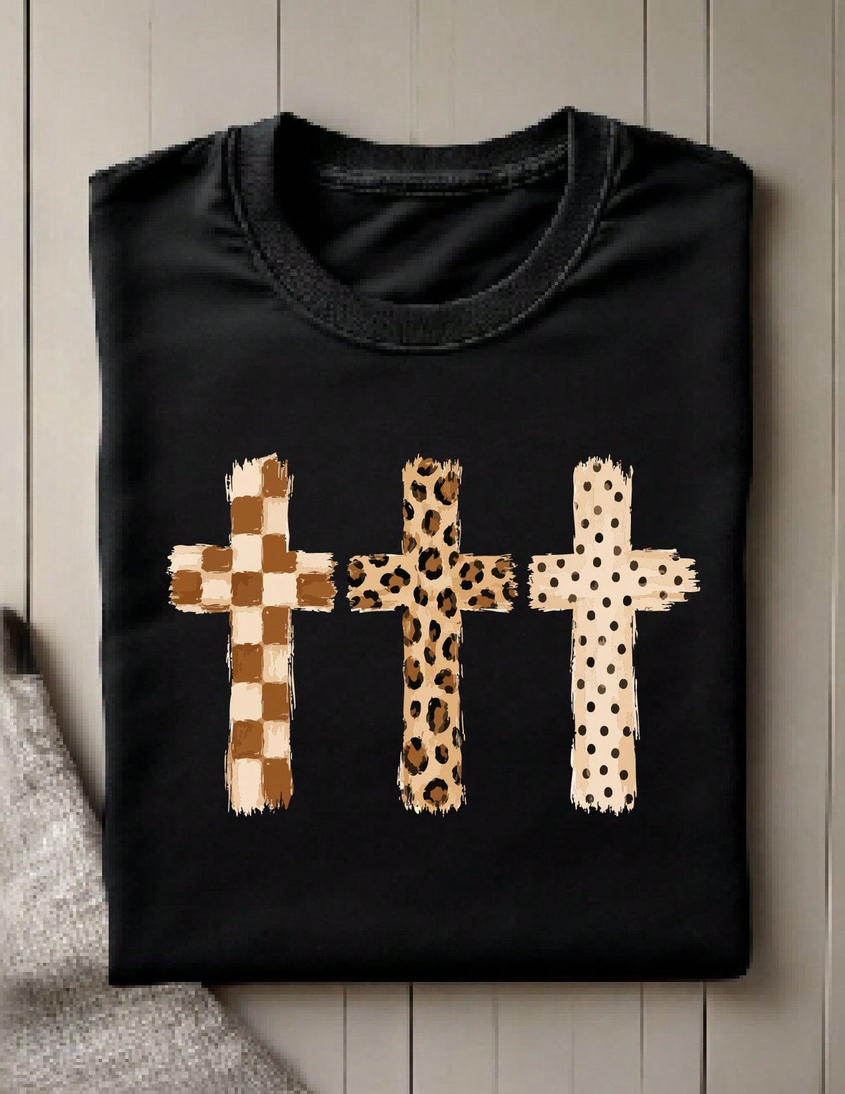 Cross Trio Brushstroke T-Shirt
