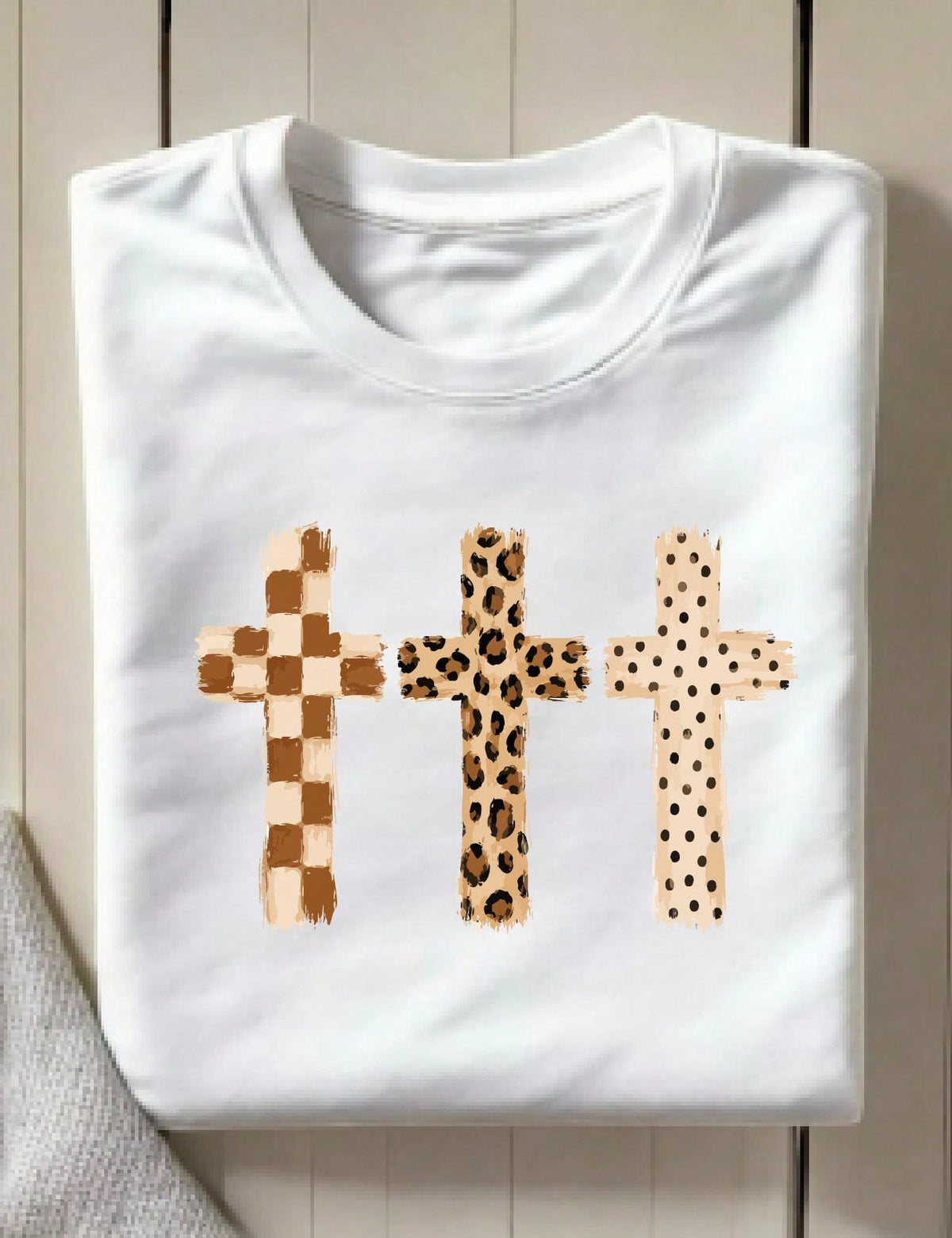 Cross Trio Brushstroke T-Shirt