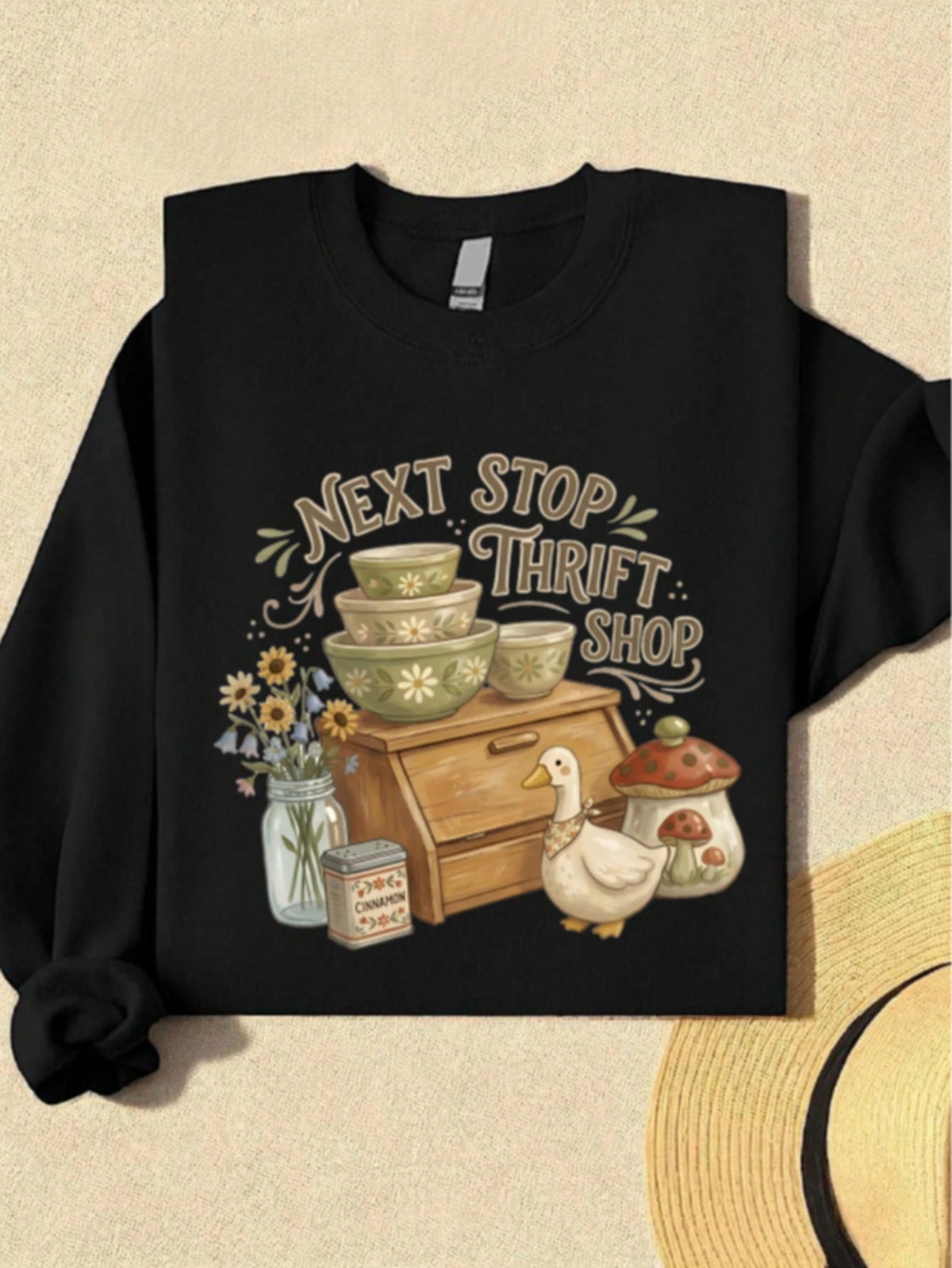 Next Stop Thrift Shop Sweatshirt