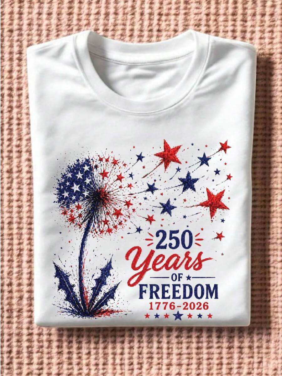 250th Anniversary USA (DTF Graphic Print) T-Shirt