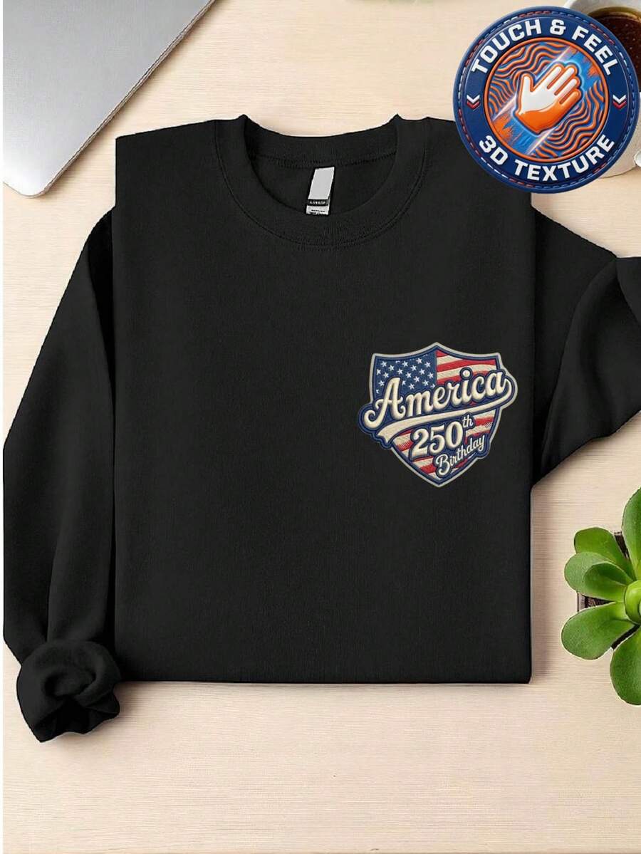 250 Years Freedom 3D Patch Sweatshirt