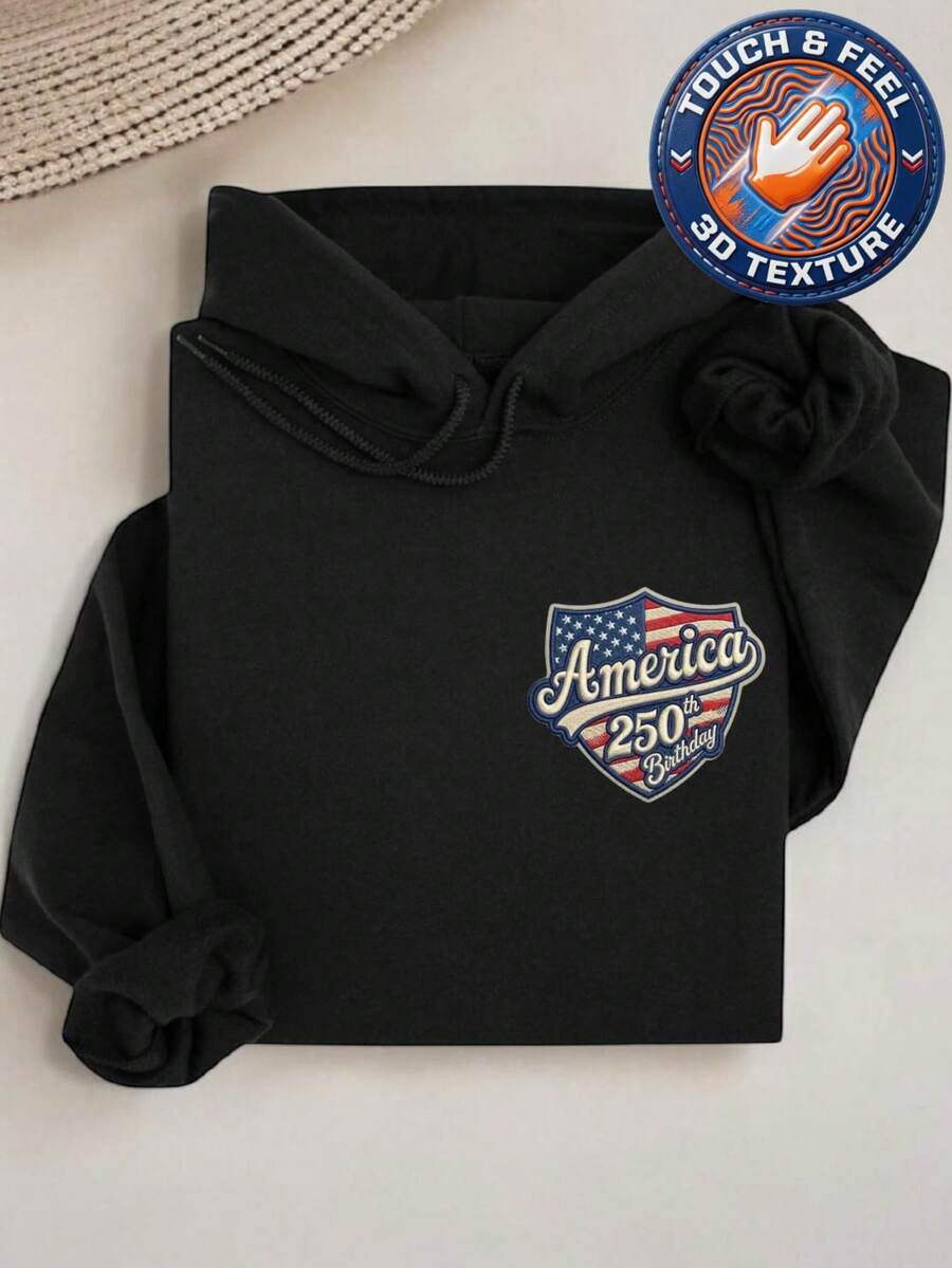 250 Years Freedom 3D Patch Hoodie