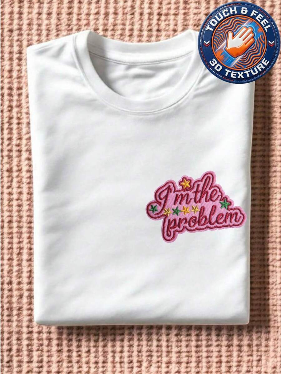 I Am The Problem Pocket Size Patch T-Shirt