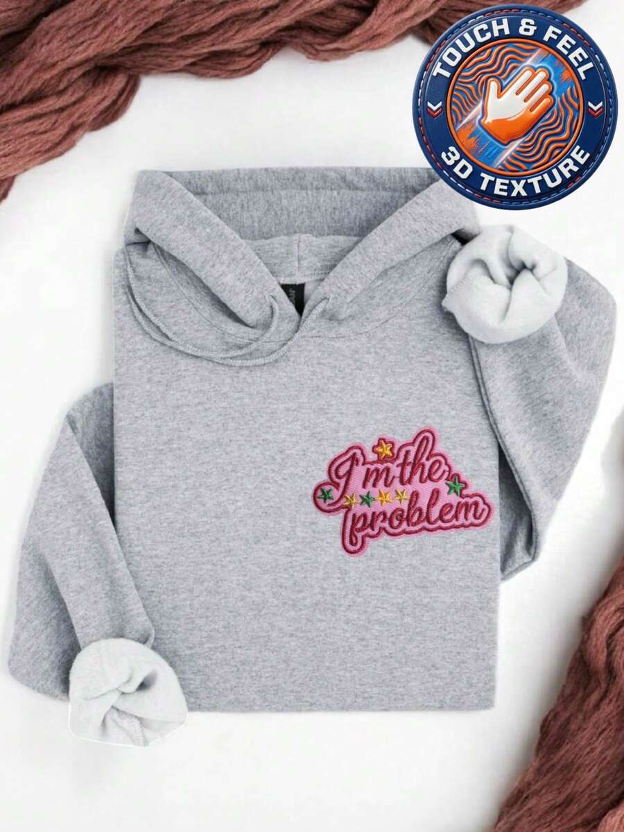 I Am The Problem Pocket Size Patch Hoodie