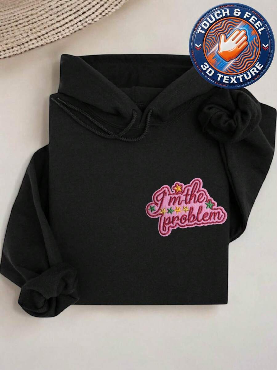 I Am The Problem Pocket Size Patch Hoodie