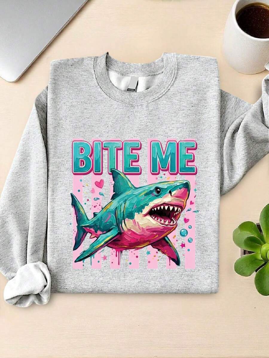 Bite Me Shark Sweatshirt