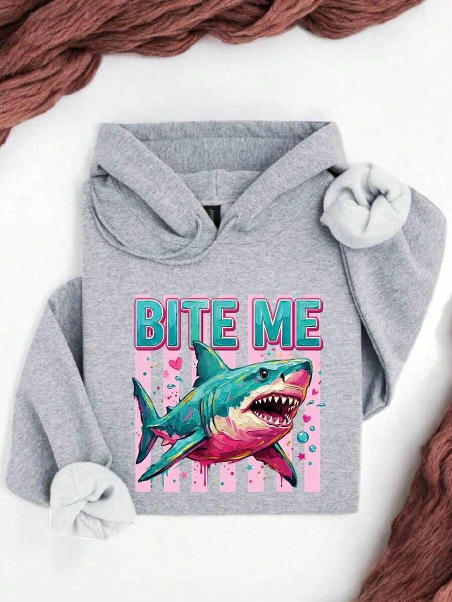 Bite Me Shark Hoodie