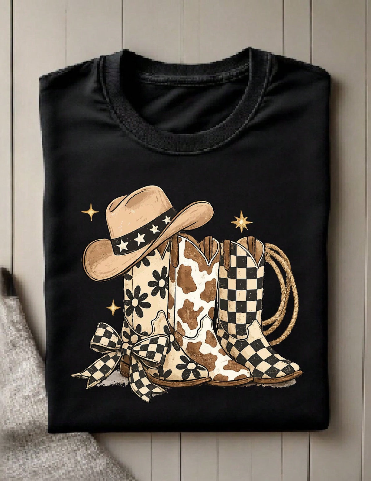 Cowboy Boots Graphic T-Shirt