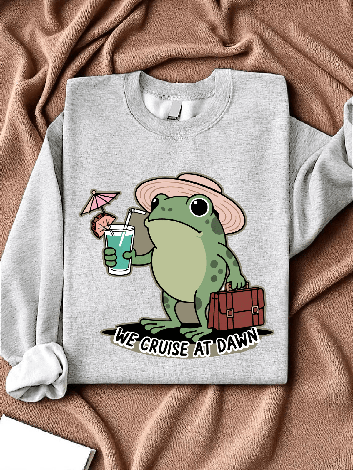 Cute Frog Cruise Sweatshirt