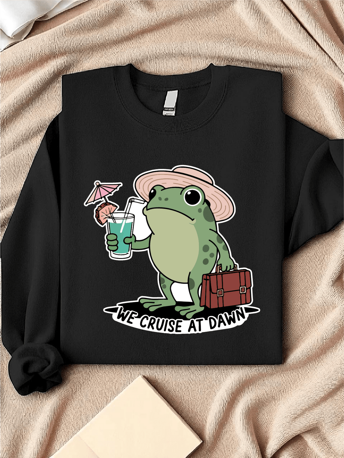 Cute Frog Cruise Sweatshirt