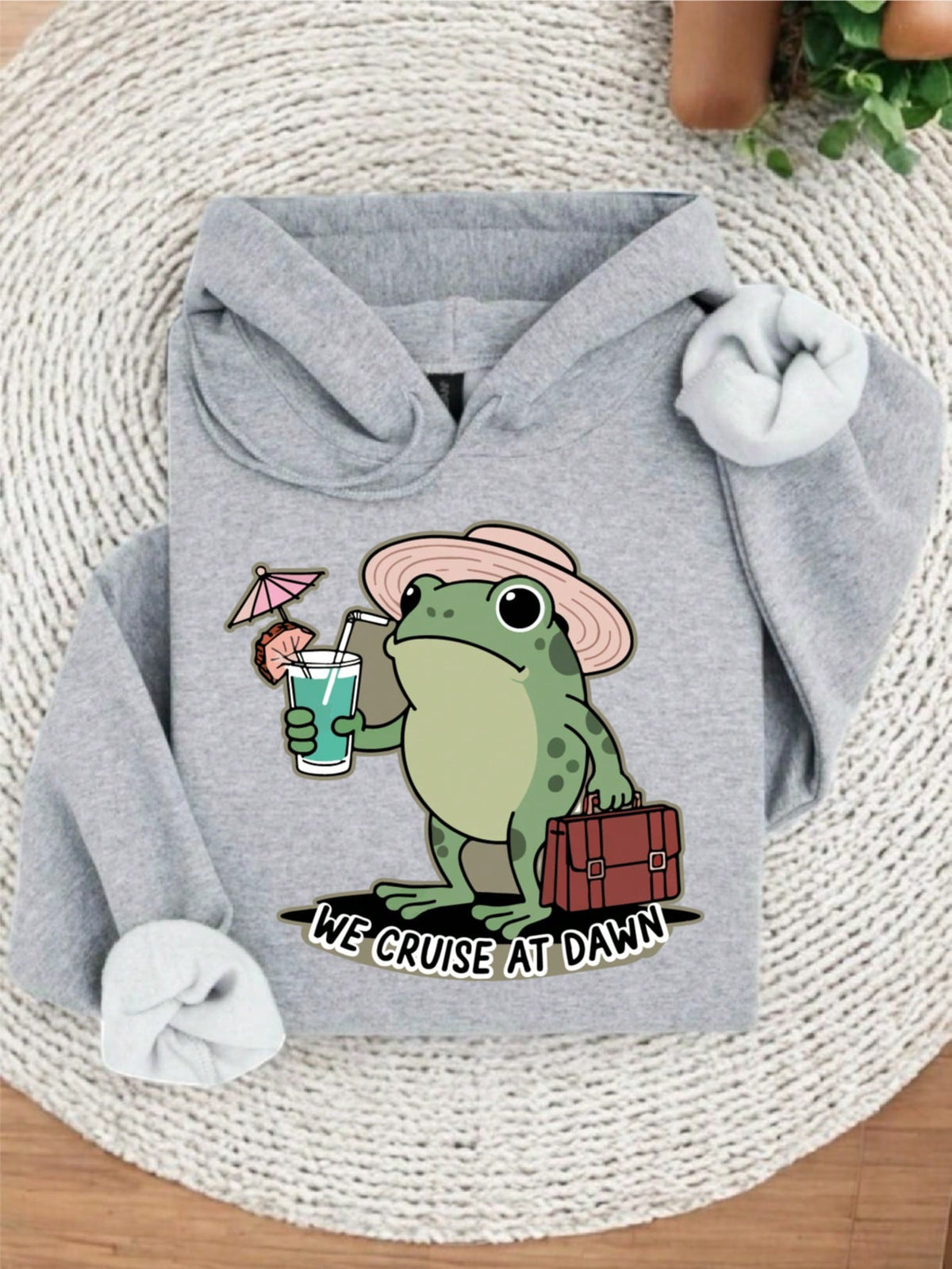 Cute Frog Cruise Hoodie