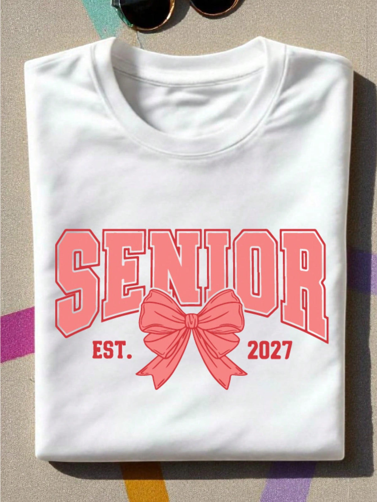 Senior Coquette Bow 2027 T-Shirt