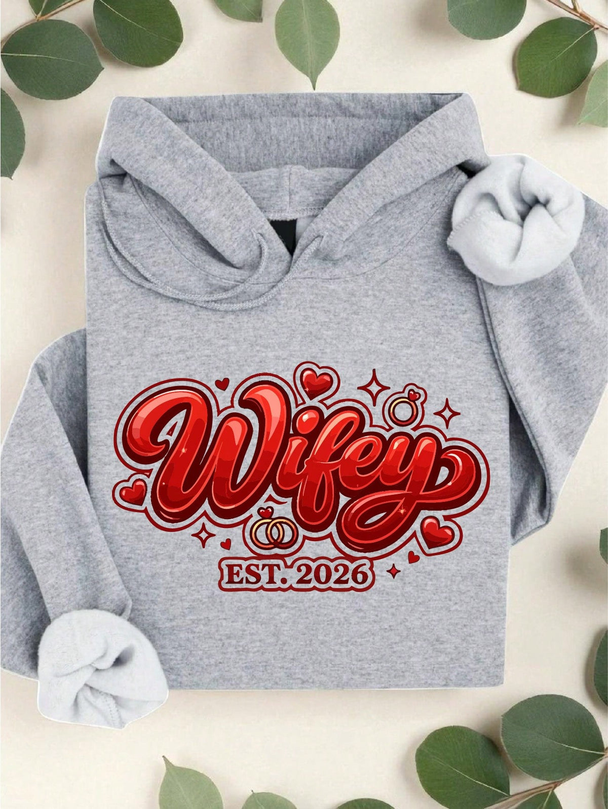 Wifey Est 2026 Hoodie
