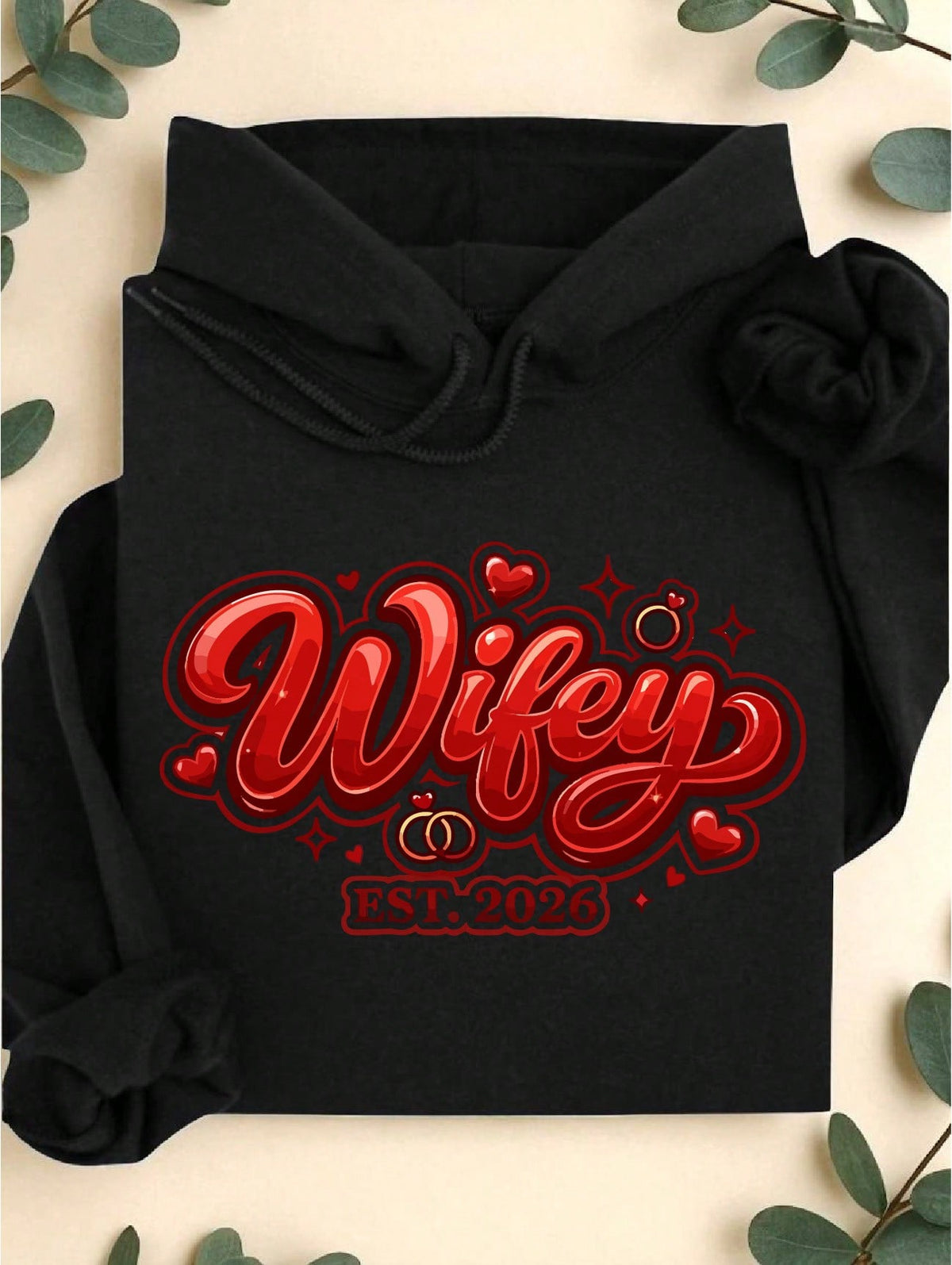Wifey Est 2026 Hoodie