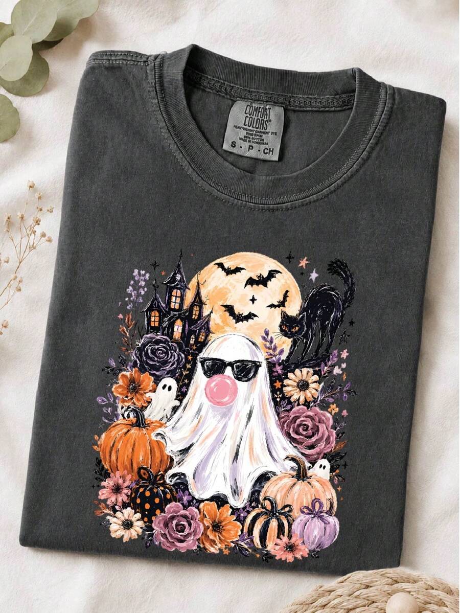 Ghost Blowing Bubble Gum T-Shirt