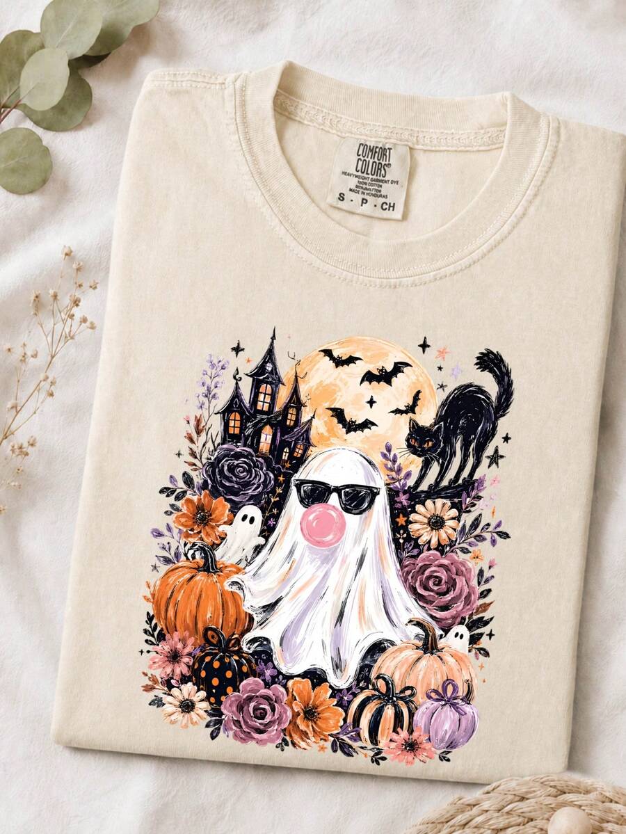 Ghost Blowing Bubble Gum T-Shirt