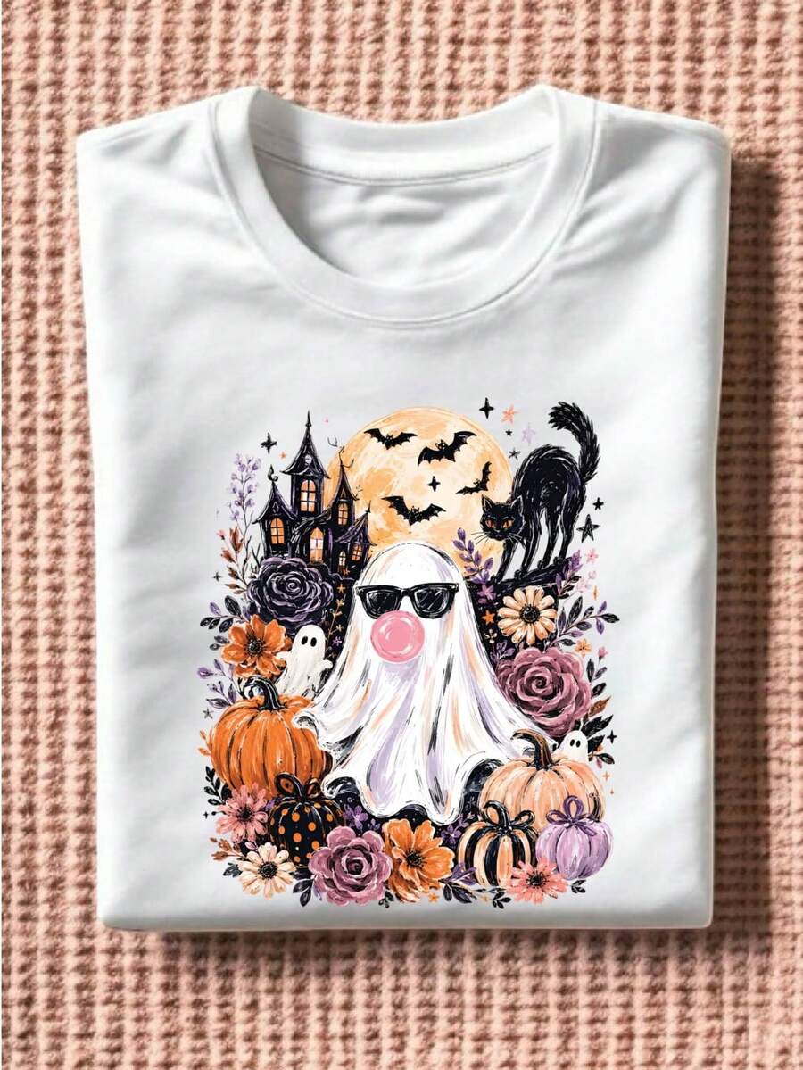 Ghost Blowing Bubble Gum T-Shirt