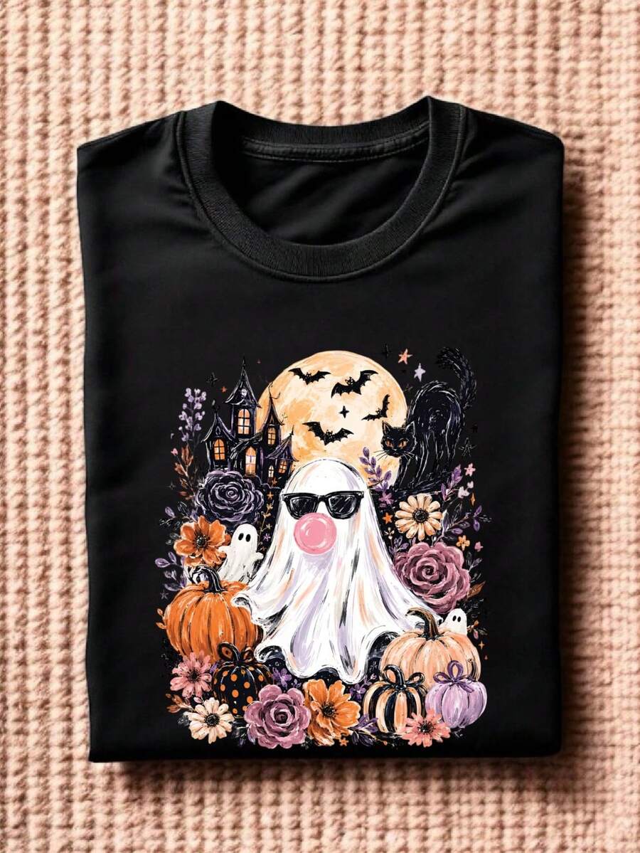 Ghost Blowing Bubble Gum T-Shirt