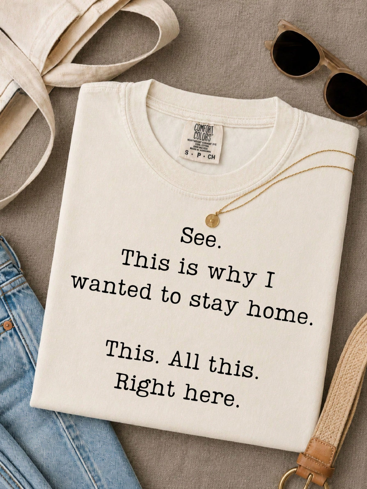 See This Is Why I Wanted To Stay Home T-Shirt