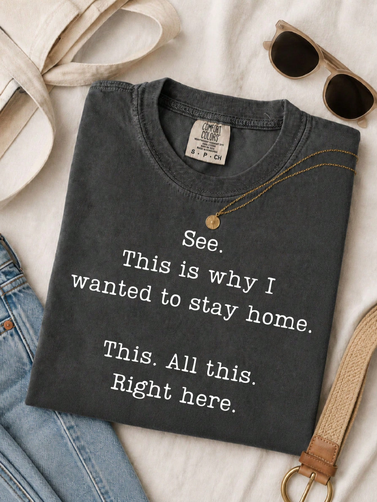 See This Is Why I Wanted To Stay Home T-Shirt