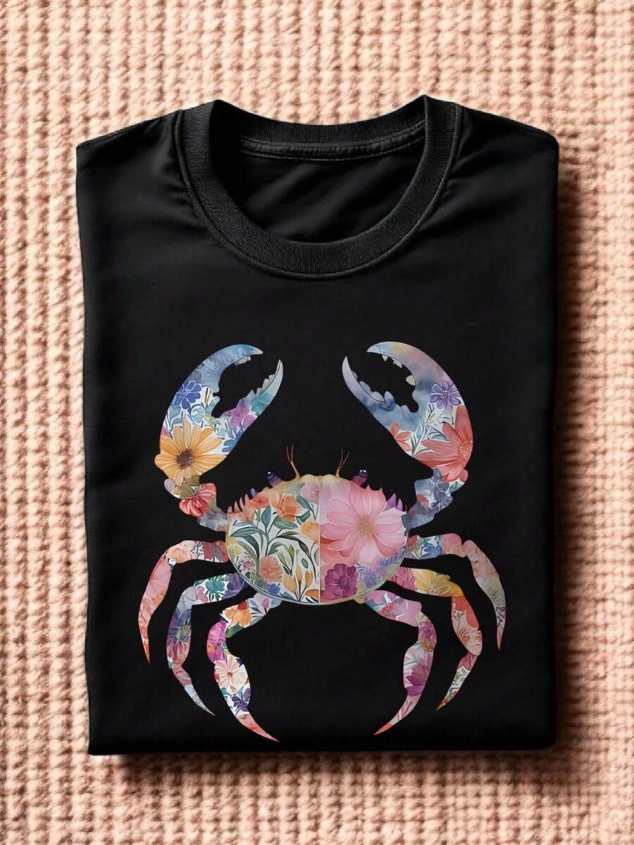 Summer Crab Girly T-Shirt