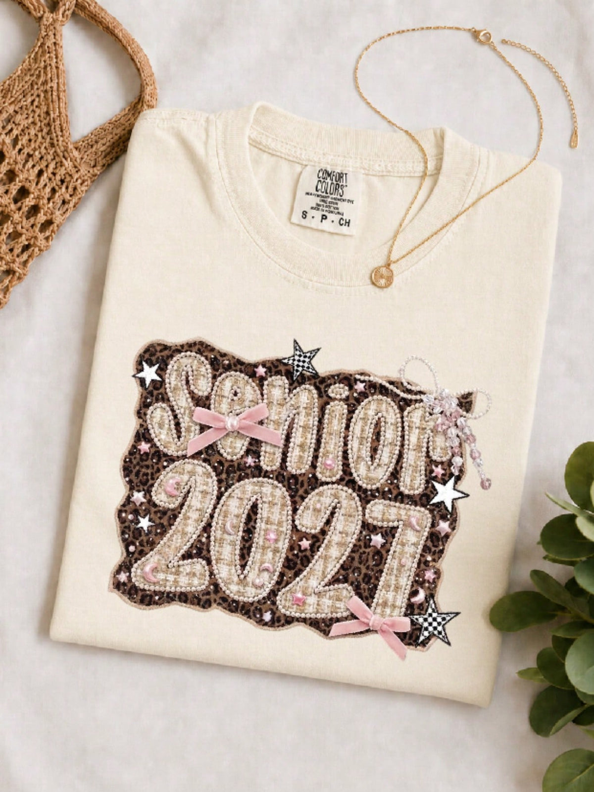 Leopard Senior 2027 ( DTF Graphic Print ) T-Shirt