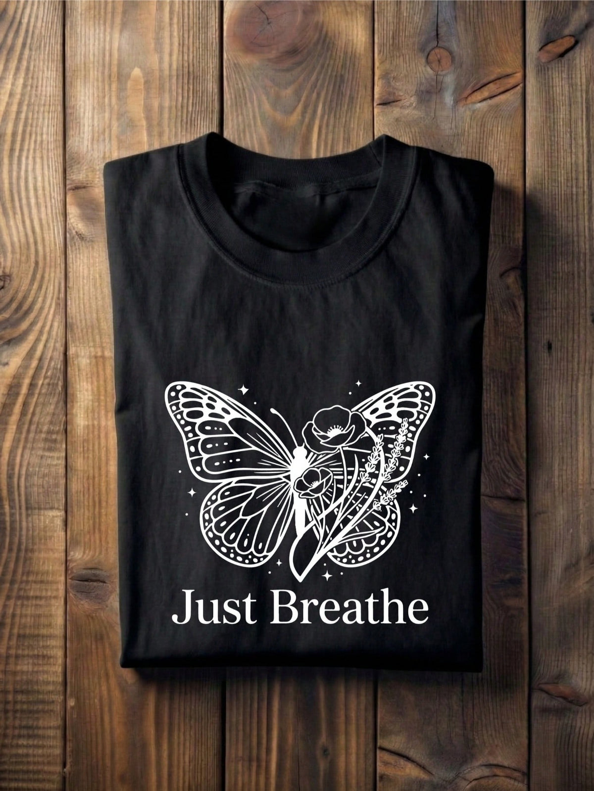 Just Breathe Butterfly T-Shirt