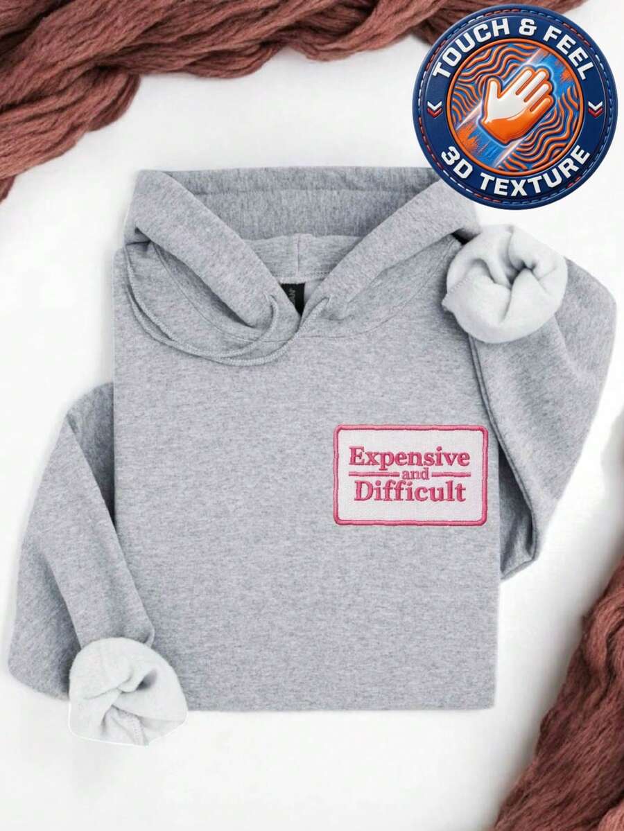 Expensive And Difficult Patch Hoodie