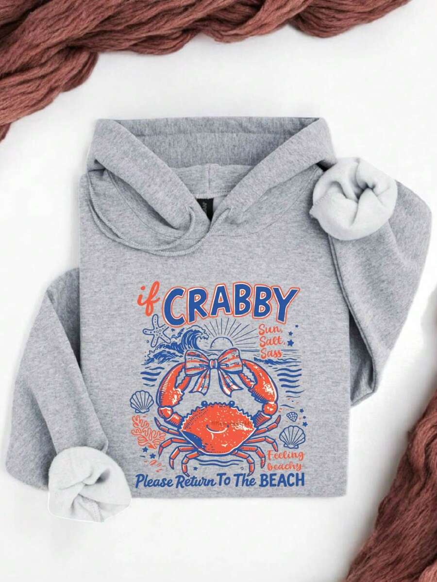 If Crabby Please Return To The Beach Hoodie