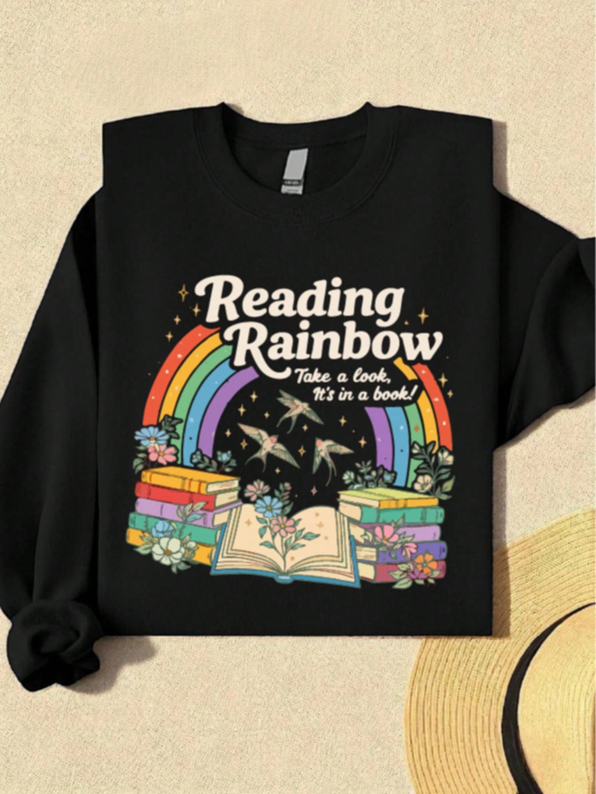 Retro Reading Rainbow Sweatshirt