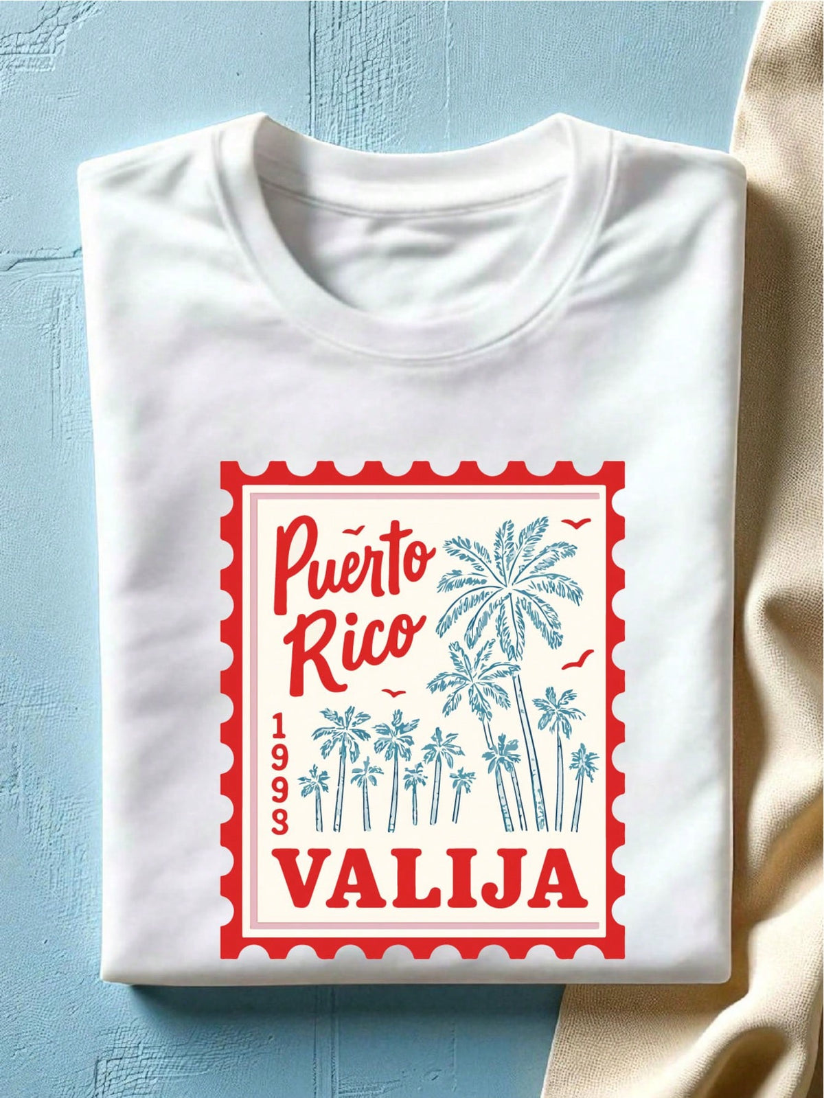 Puerto Rico Stamp T-Shirt
