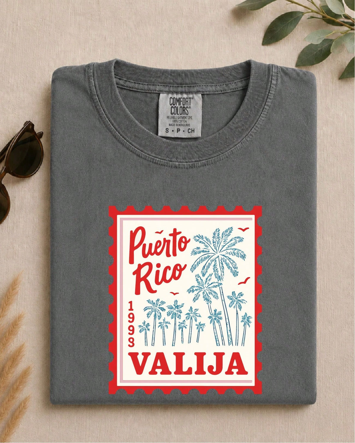 Puerto Rico Stamp T-Shirt